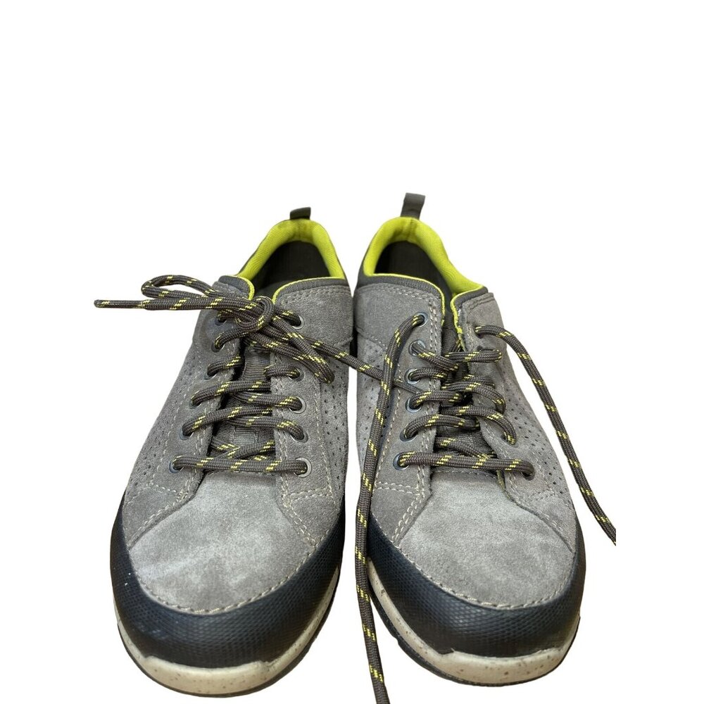 Clarks Plus Men's Gray Suede Lace Up Comfort City Sneaker Shoes 26068185 7.5 Med
